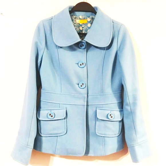 baby blue peacoat